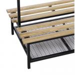 Evolve Duo Shoe Rack 1000mm - Silver