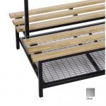 Evolve Duo Shoe Rack 3000mm - Silver