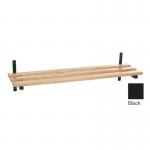 Evolve wood shelf 900mm in black 396805