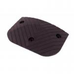 50 mm High Speedbump End Cap Black 397069