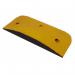 75 mm High Speedbump End Cap Yellow 397075