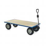 Industrial turntable platform trucks with mesh or plywood platforms 397084