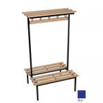 Evolve Duo Bench With Wood Top Shelf 200