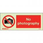 No Photography - 80 X 200 mm - Rigid Plastic 397298
