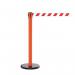 Wheeled retractable belt safety barrier - pack of 2 397418