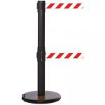 Wheeled retractable belt safety barrier - pack of 2 397430