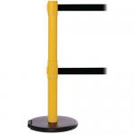 Wheeled retractable belt safety barrier - pack of 2 397431