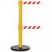 Wheeled retractable belt safety barrier - pack of 2 397436