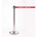 Wheeled retractable belt barrier with printed message - set of 2 397443