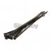 The picture shows a pack of 1000 standard plastic cable ties in black and white, manufactured by Slingsby. These cable ties are used for cable management and feature a simple design for easy use.
