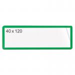 Magnetic Ticket Pouch 40 X 120 Pk 100 - Green 397773