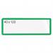 Magnetic Ticket Pouch 40 X 120 Pk 100 - Green 397773