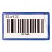 Magnetic Ticket Pouch 60 X 100 Pk 100 - Blue 397776