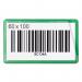 Magnetic Ticket Pouch 60 X 100 Pk 100 - Green 397778