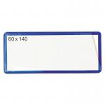 Magnetic Ticket Pouch 60 X 140 Pk 100 - Blue 397781