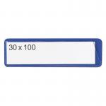Self-adhesive Ticketpouch 30 X 100 Pk 100 - Blue 397786