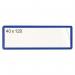 Self-adhesive Ticketpouch 40 X 120 Pk 100 - Blue 397791