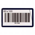Self-adhesive Ticketpouch 60 X 100 Pk 100 - Black 397797