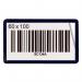 Self-adhesive Ticketpouch 60 X 100 Pk 100 - Black 397797