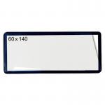 Self-adhesive Ticketpouch 60 X 140 Pk 100 - Black 397802