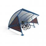 Moonshape modular cycle shelter with rack - Starter bay 397825