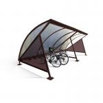 Moonshape modular cycle shelter with rack - Starter bay 397827