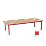 Evolve Mezzo Deep Bench 3000 X 595Mm 3 Legs - Red 397865