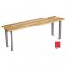 Classic mezzo bench 1000x350mm 2 U shape legs - red 397911