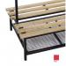 Evolve duo shoe rack 1000mm - red 397916