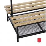 Evolve Duo Shoe Rack 1000mm - Red