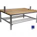 Club Duo Cloakroom Bench Blue 2000mm Wid