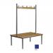 Club Duo Cloakroom Bench Blue 2000mm Wid