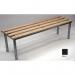 The slingsby Cloakroom Furniture Club mezzo deep freestanding bench is a sleek and modern piece of furniture. Standing tall and sturdy, it features clean lines and a deep, rich wood finish. With its wide seat and smooth surface, this bench exudes sophistication and style. Whether placed in a cloakroom or entryway, it adds function and elegance to any space.