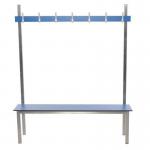 Aqua solo laminate changing room bench 398243