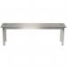 Aqua Mezzo Freestanding Benchstainless Steel 1000 mm Wide X 325 Deep 398247