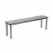 Aqua mezzo laminate freestanding changing room bench 398257