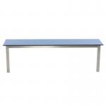 Aqua mezzo laminate freestanding changing room bench 398262