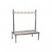 Aqua duo laminate changing room bench 398267