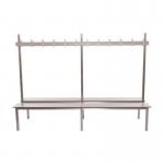 Aqua duo laminate changing room bench 398270