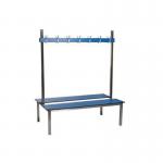 Aqua duo laminate changing room bench 398272