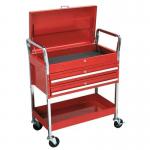 Workshop Trolleywith 2 Drawers in Red 398282