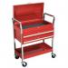 Workshop Trolleywith 2 Drawers in Red 398282