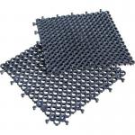 Plastex Lok Pvc Open Tile 50 cm X 50 cm Black - Pack of 16 398283