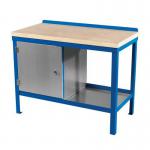 Heavy Duty Static Bench 2000 X 600 with Wood Top 398629