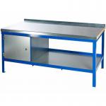 Super Heavy Duty Static Bench 2000 X 750 with Wood & Steel Top 398639