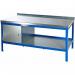 Super Heavy Duty Static Bench 2000 X 750 with Wood & Steel Top 398639