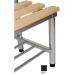 Club Adjustable Feet Forall Club Changing Room Benches, Factory Fit 398669