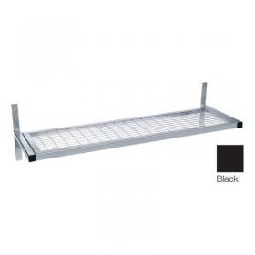 Evolve wall mounted mesh cloakroom shelf 398734