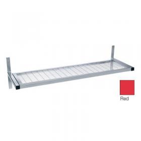 Evolve wall mounted mesh cloakroom shelf 398742