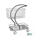 Table Trolley With 1 Wire Tray & 1 Wire 